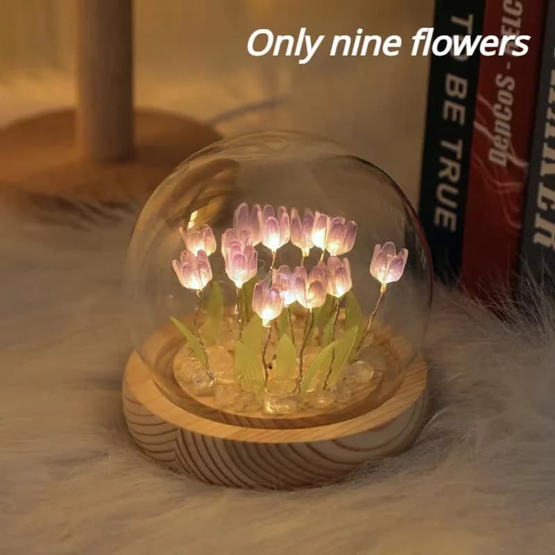 Kit DIY mini luz nocturna LED tulipán