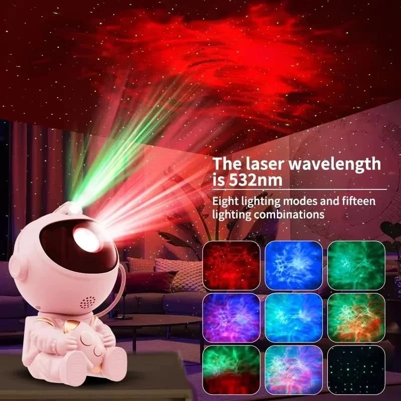 Proyector espacial astronauta LED luz nocturna