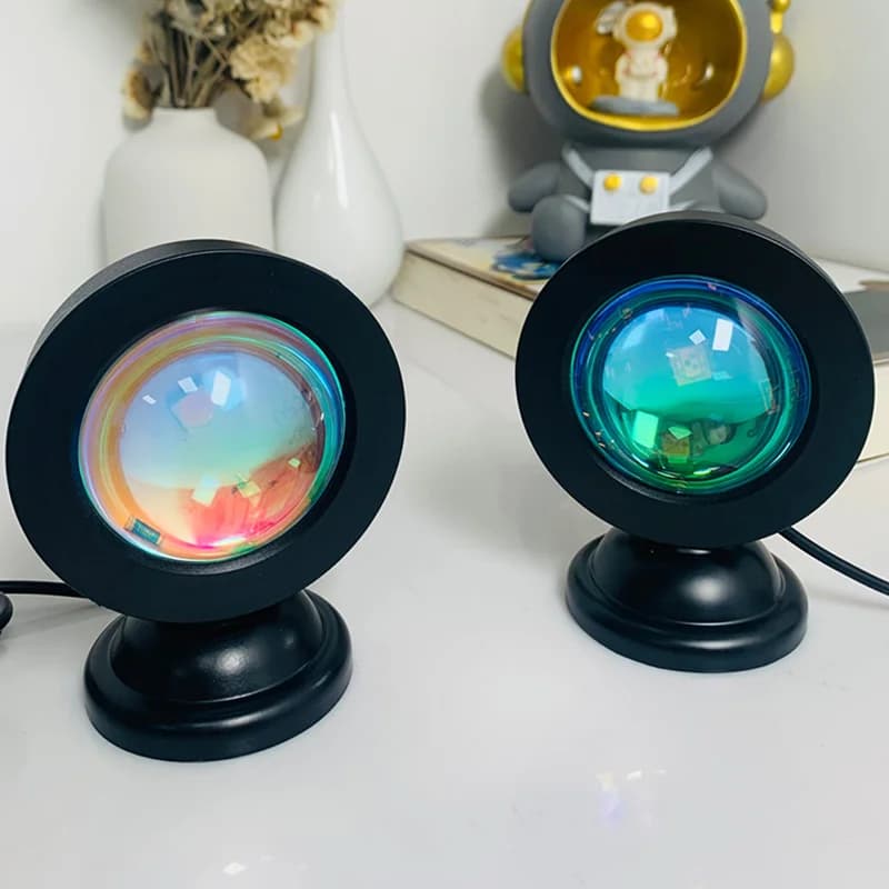 Lámpara Proyector de Atardecer LED Portátil con Alimentación USB