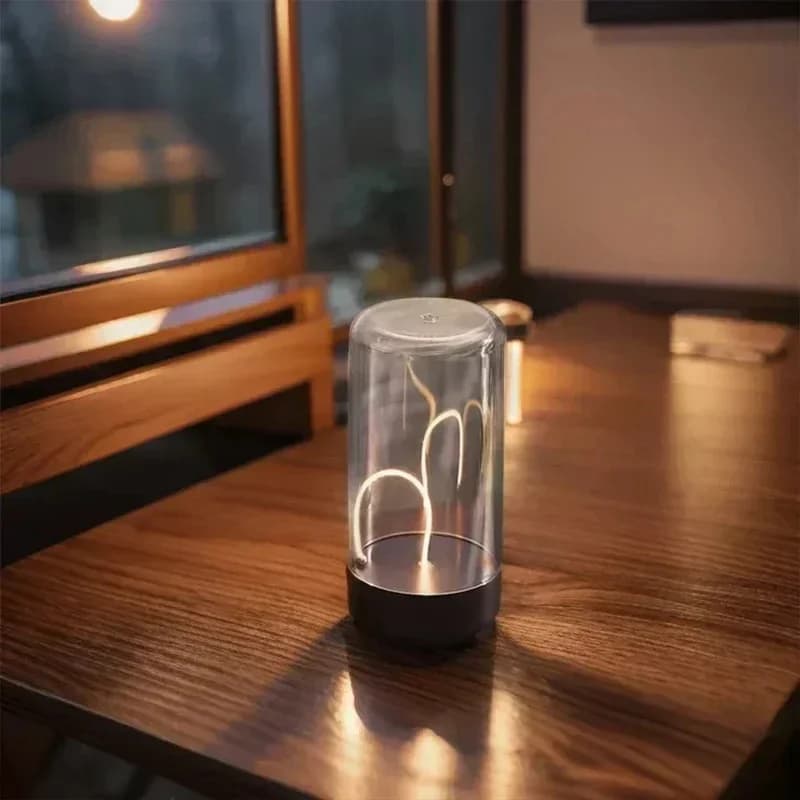 Luz nocturna mini LED de filamento magnética recargable