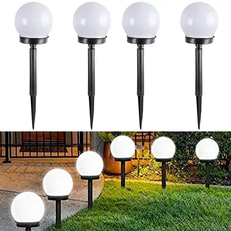 Luz esférica de jardín LED con energía solar